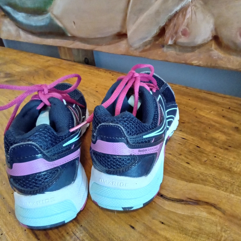 Reebok Quick Chase Size 7 Blue and Pink Running Sneakers - Picture 6 of 15